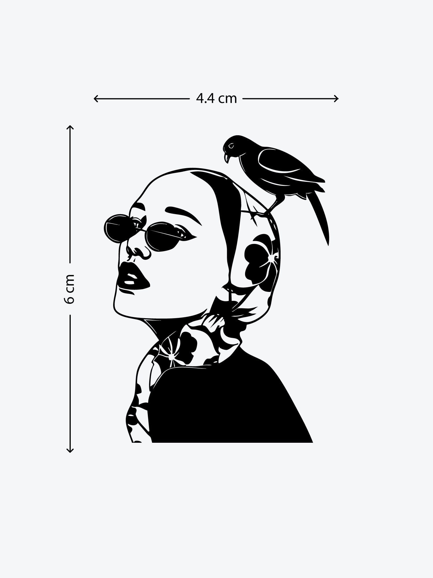 Ladybird temporary tattoo