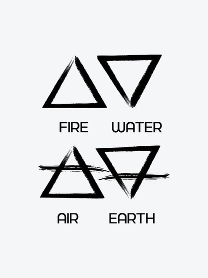 Triangle Bundle (4 Tattoos) temporary tattoo