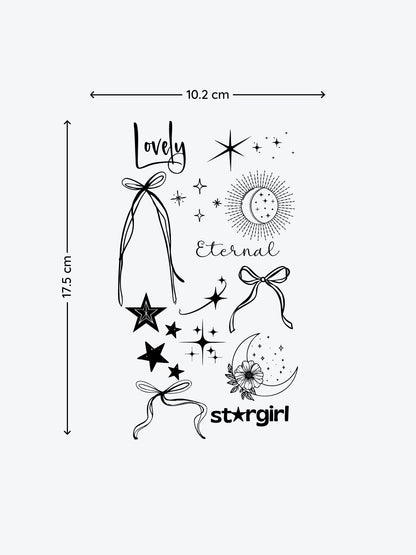 Stargirl Bundle(15 Tattoos) temporary tattoo
