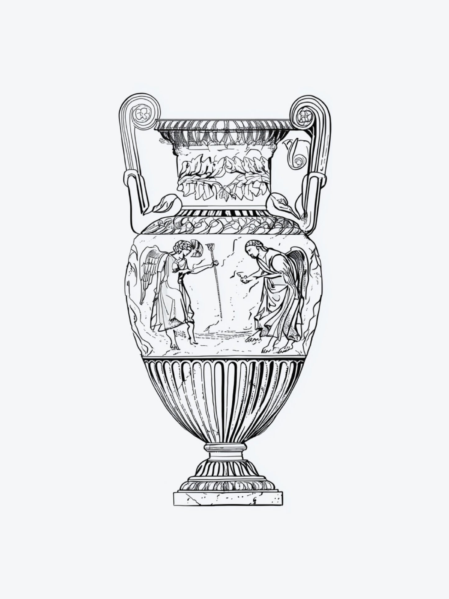 Ancient Vase temporary tattoo
