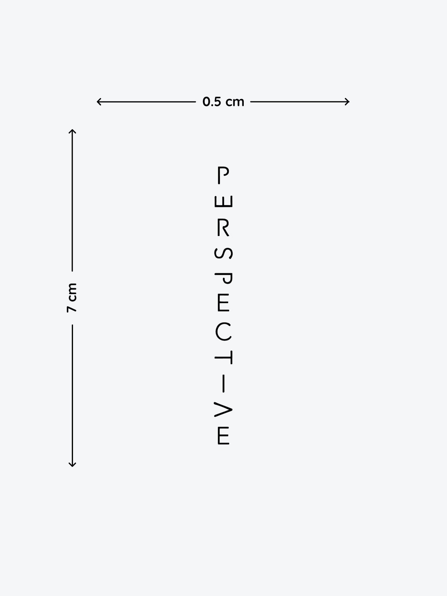 Perspective temporary tattoo