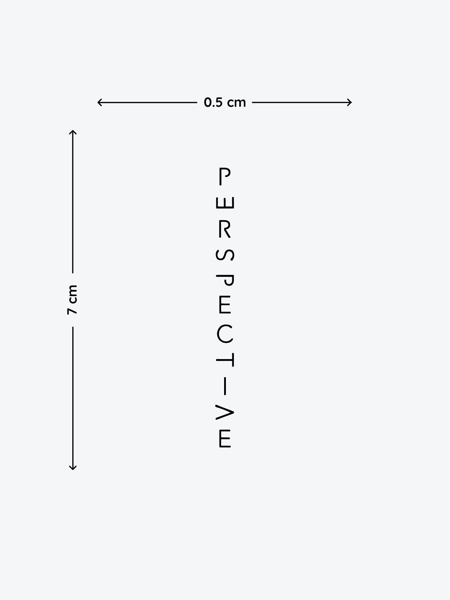 Perspective temporary tattoo