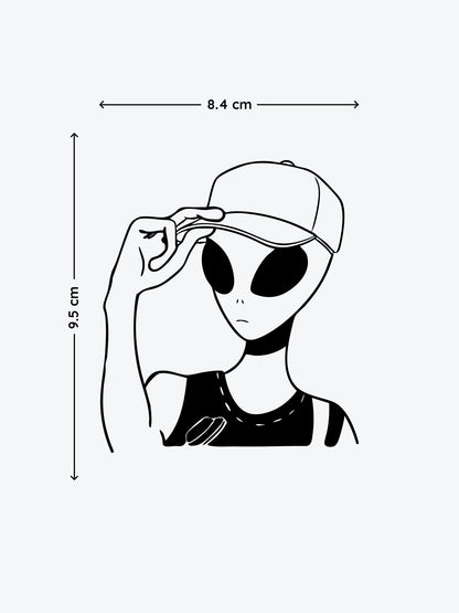 Alien Z by Mr B temporary tattoo