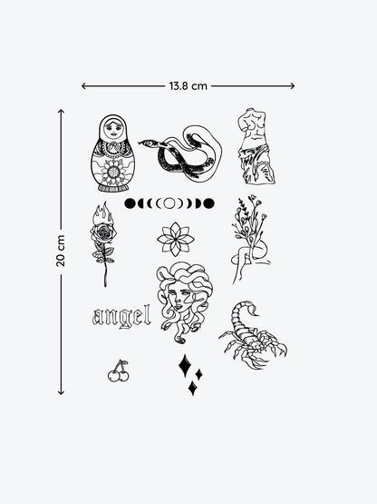 I Need This Bundle(11 Tattoos) temporary tattoo