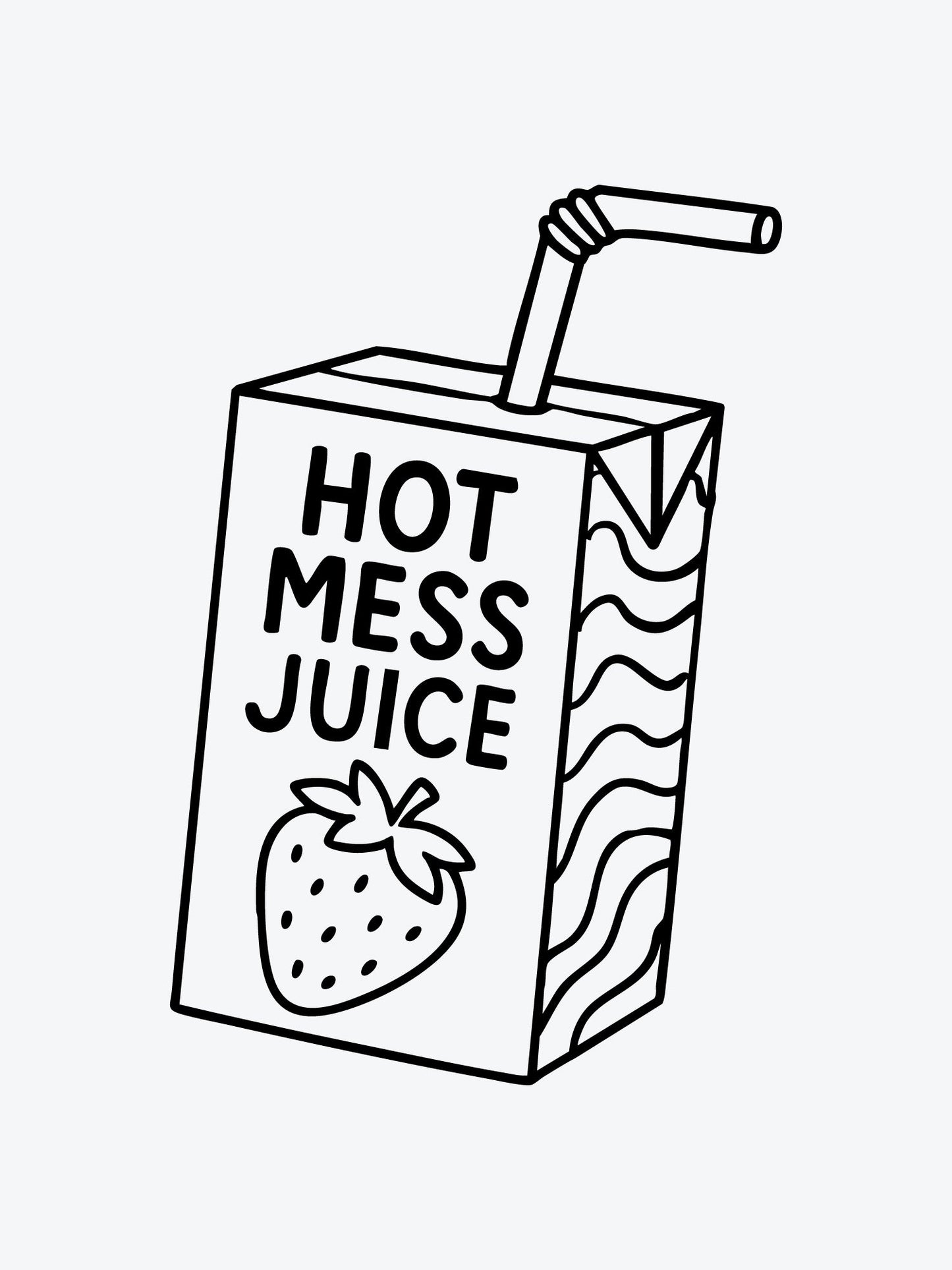 Dumb Bitch Juice temporary tattoo