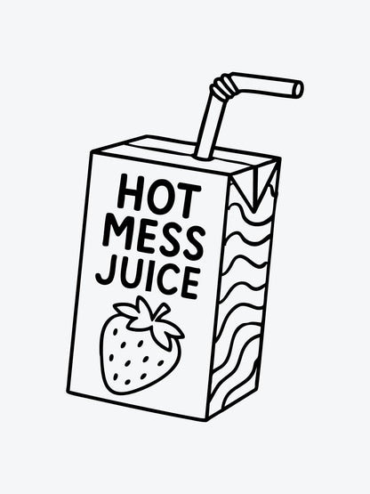 Dumb Bitch Juice temporary tattoo