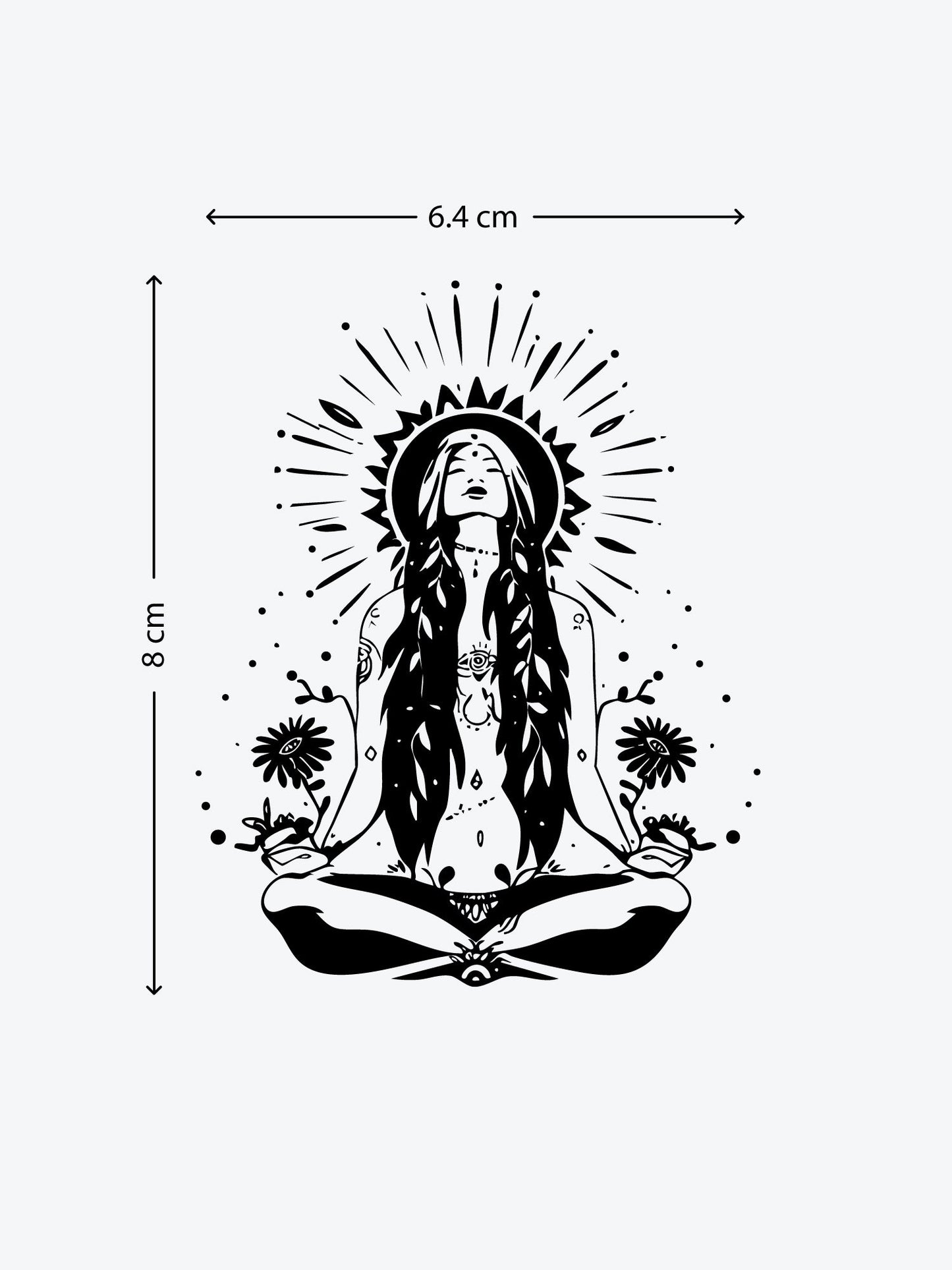 Daybreak Beauty temporary tattoo