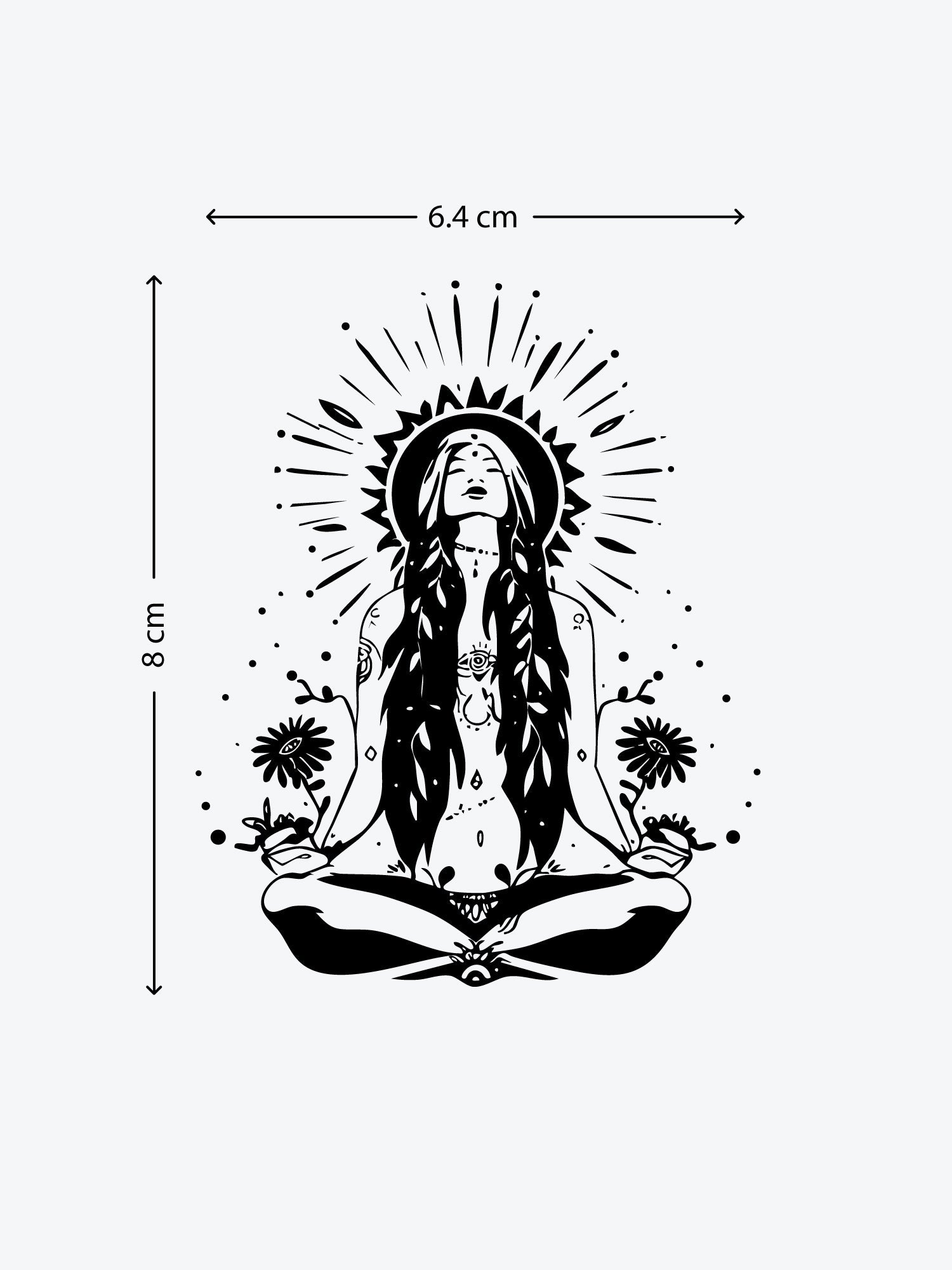 Daybreak Beauty temporary tattoo
