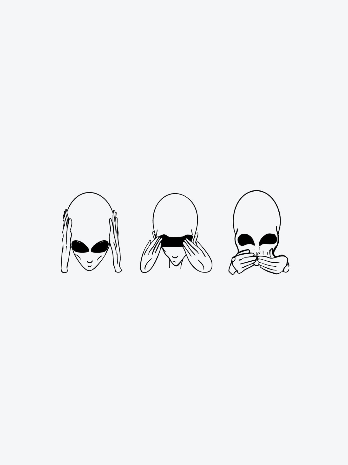 Alien Monkeys temporary tattoo
