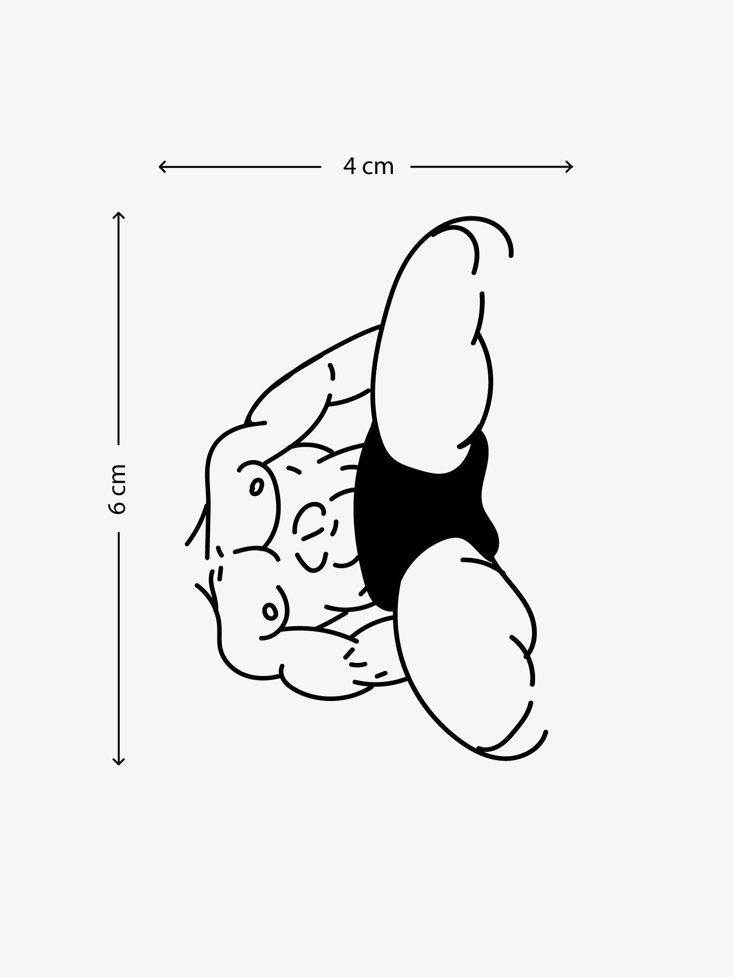 Hard Rest temporary tattoo