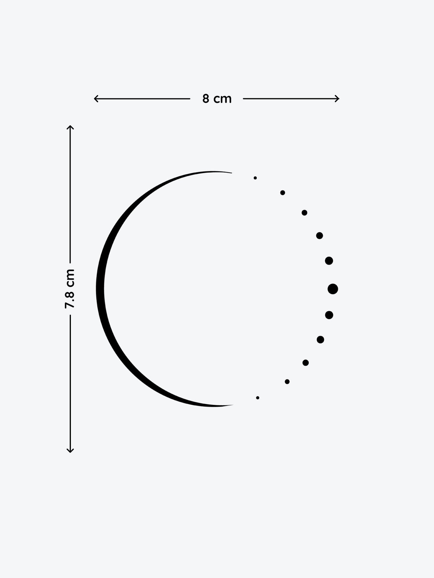 Cosmic Pulse temporary tattoo