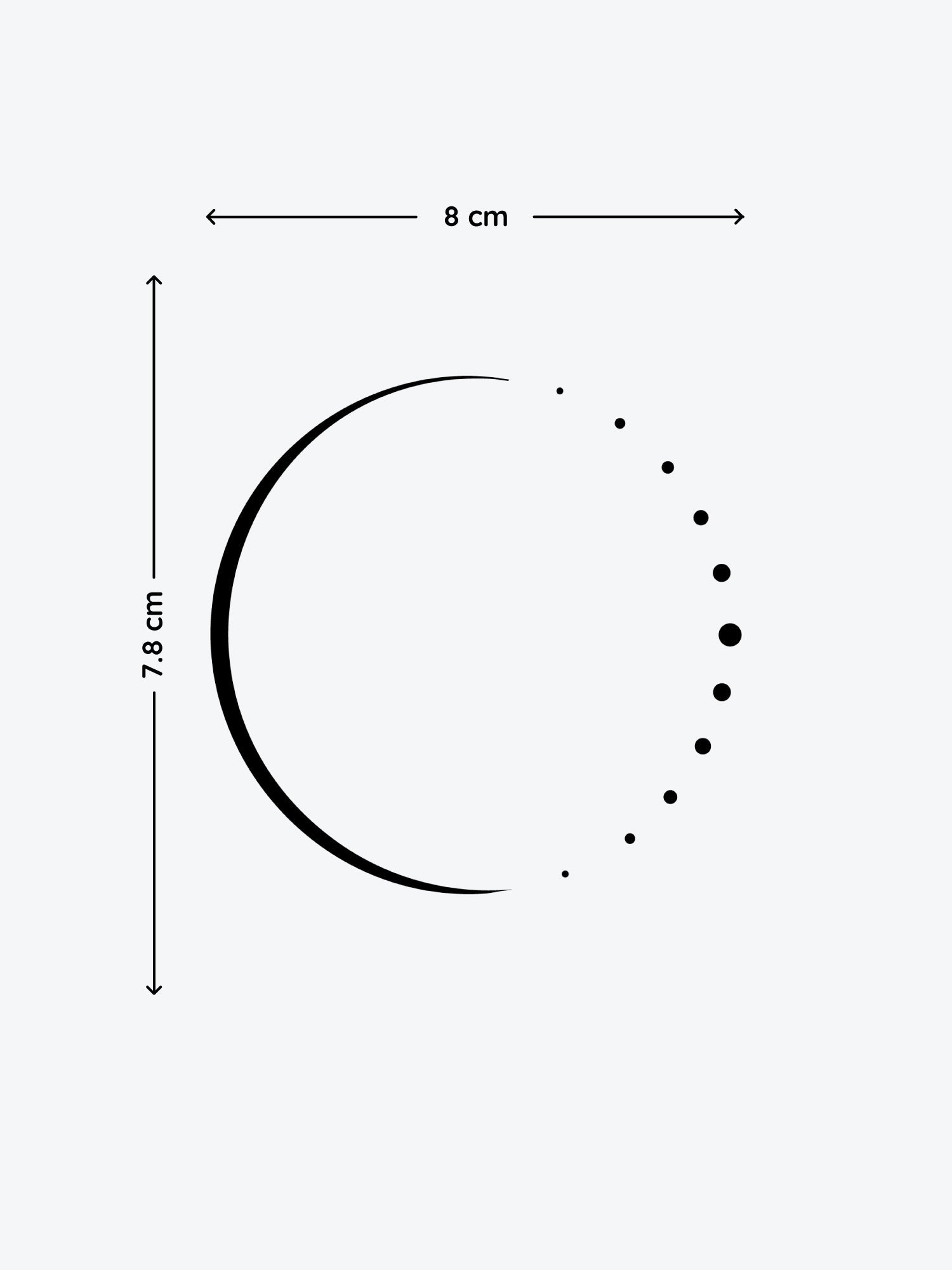 Cosmic Pulse temporary tattoo
