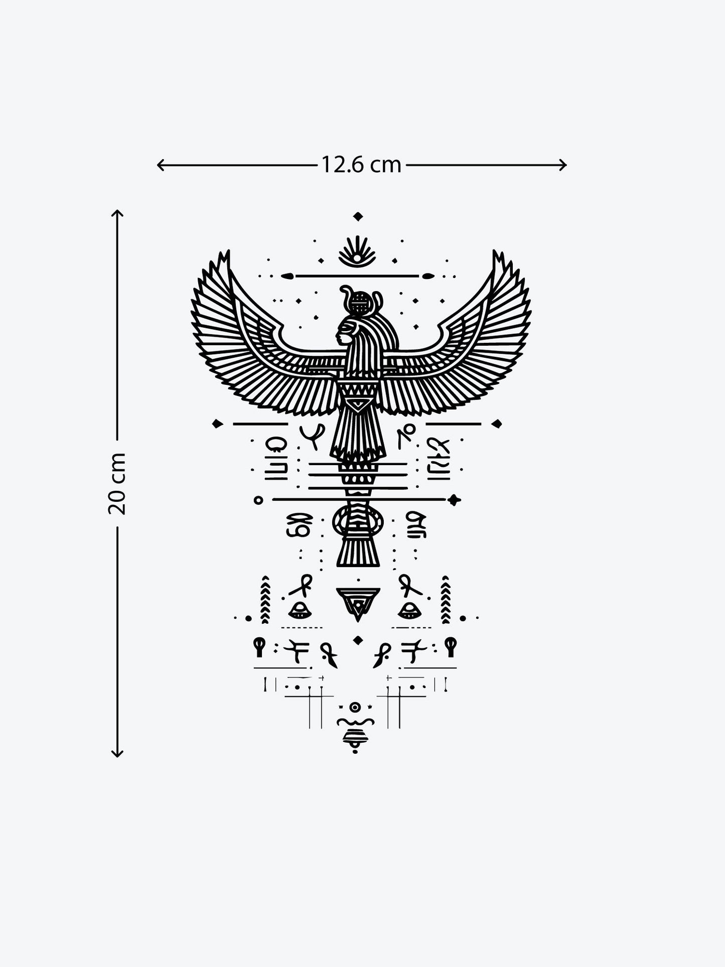 Pure Egypt temporary tattoo