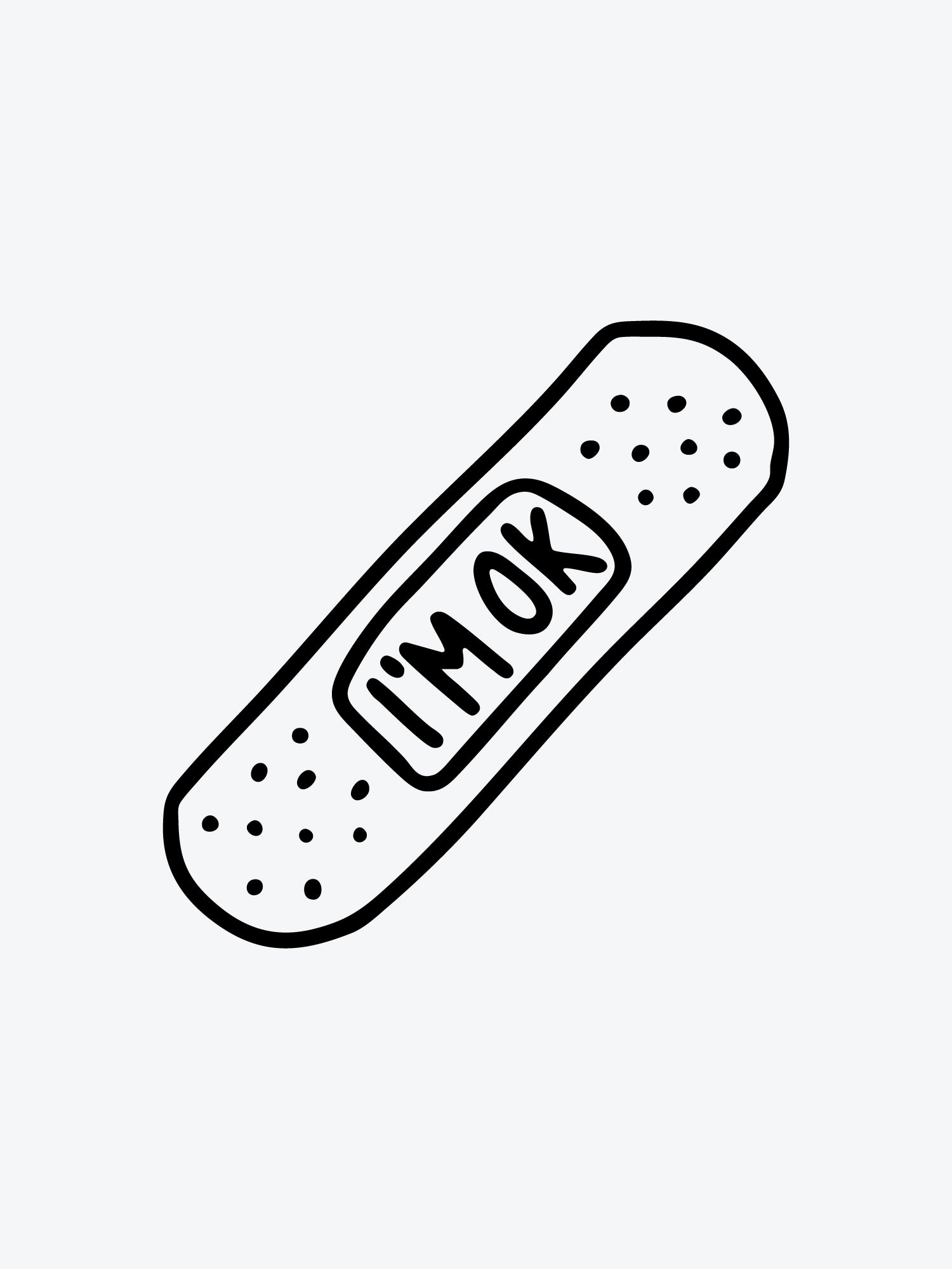 Im Okay temporary tattoo