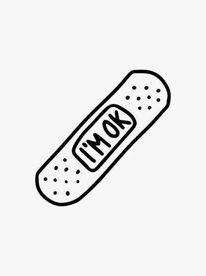 Im Okay temporary tattoo