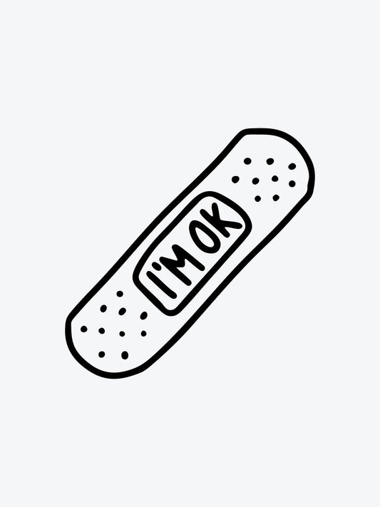 Im Okay temporary tattoo