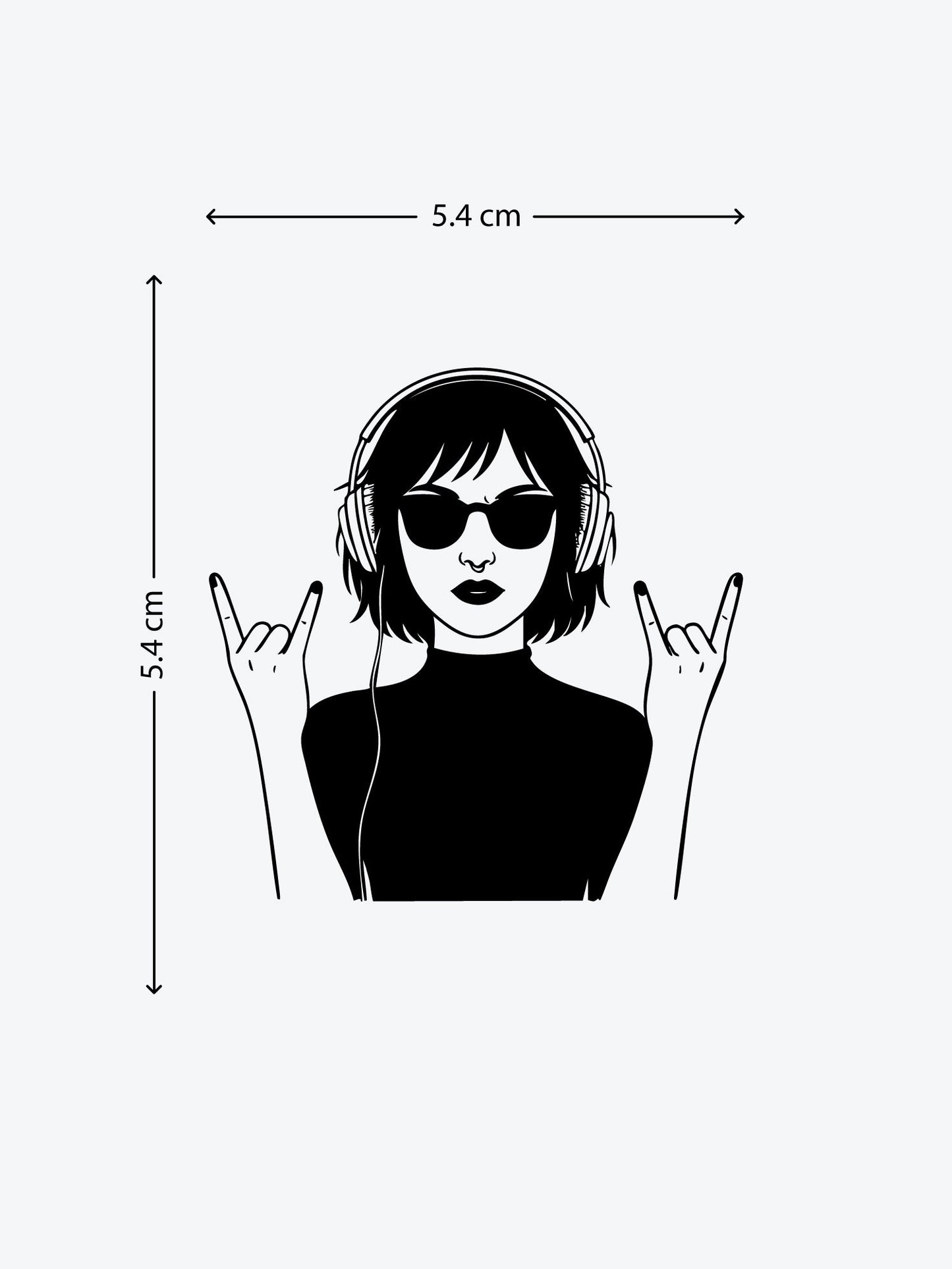 Rock It temporary tattoo