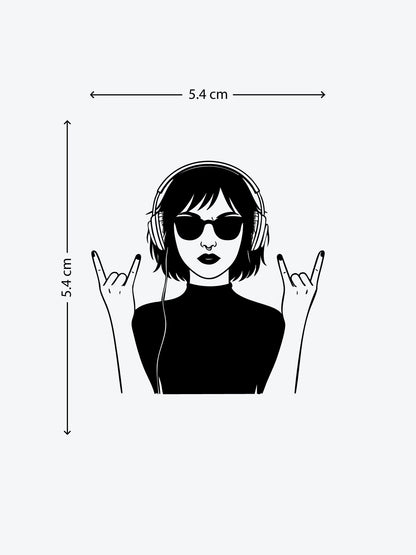 Rock It temporary tattoo