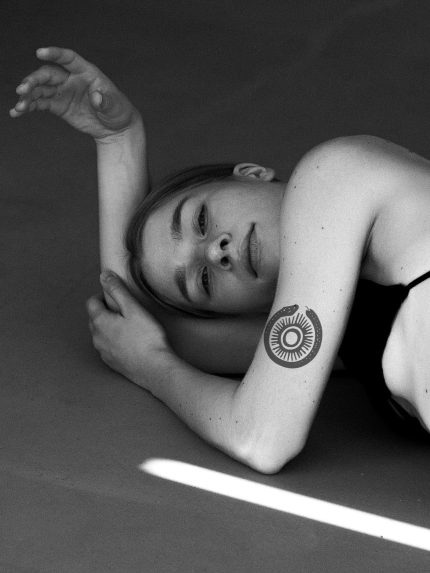 Ouroboros Snake temporary tattoo