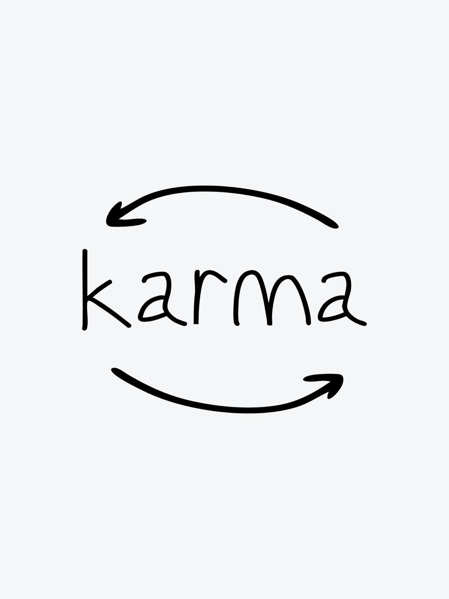 Karma Arrows temporary tattoo