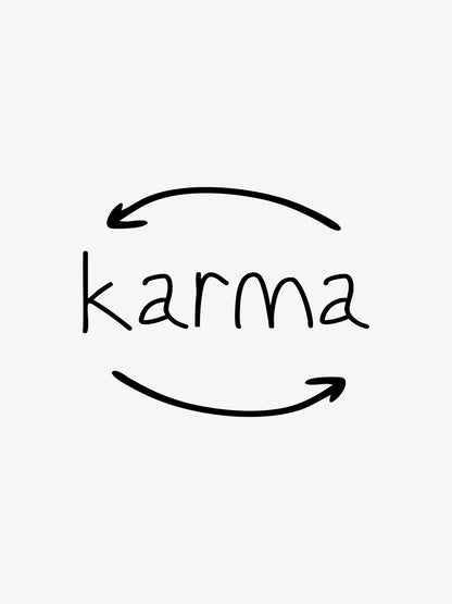 Karma Arrows temporary tattoo