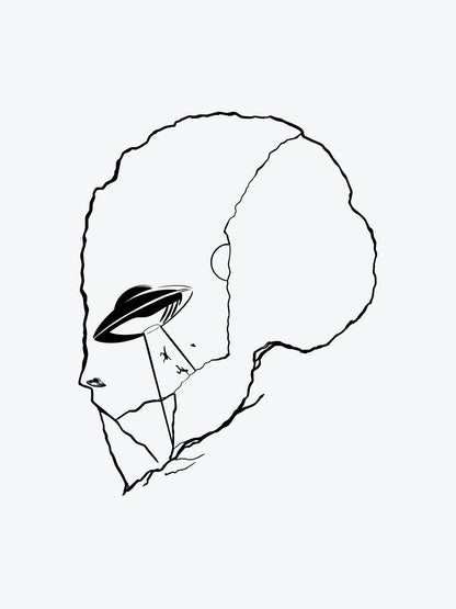 Beauty From Beyond by Mr B temporary tattoo
