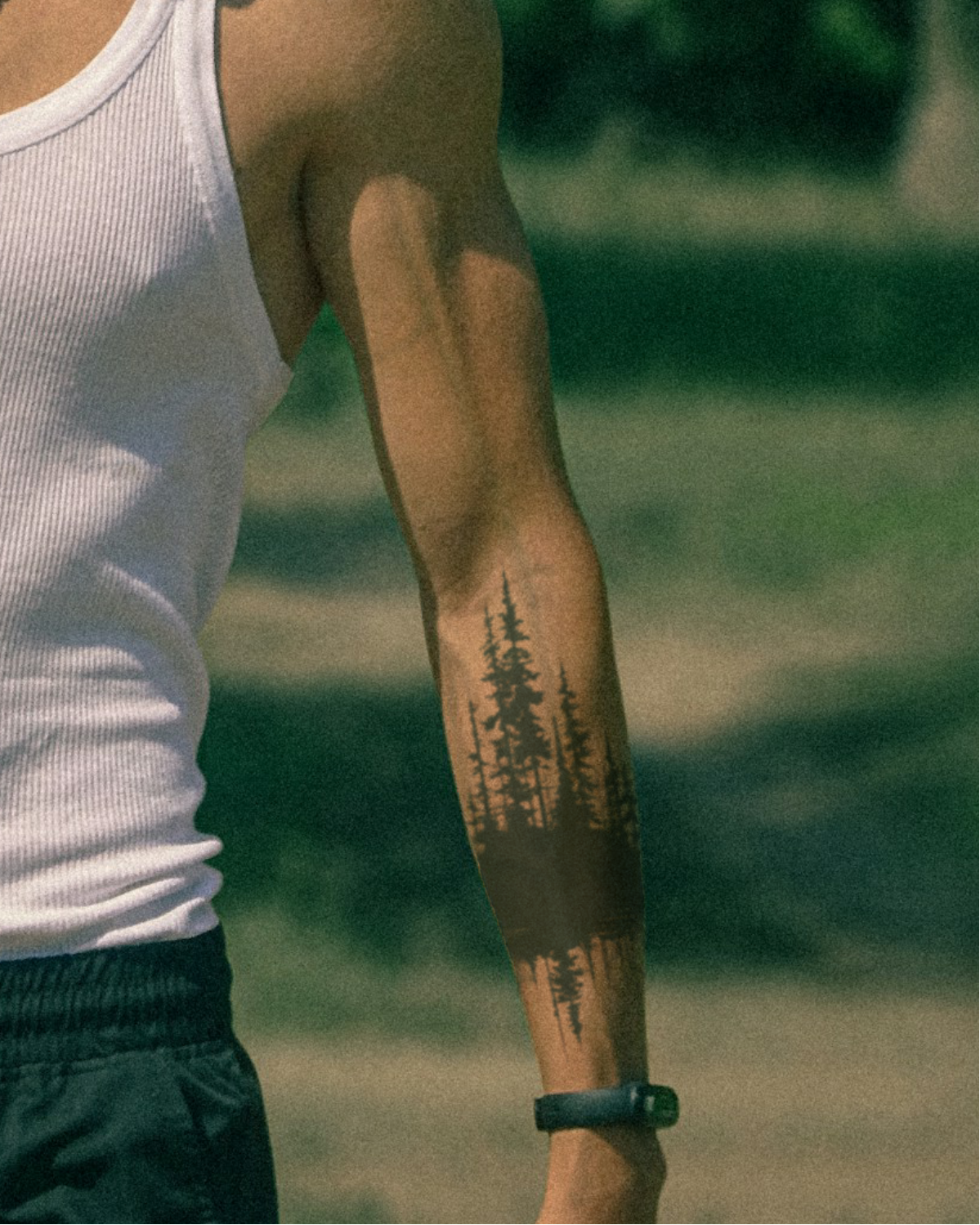 Forest Tree temporary tattoo