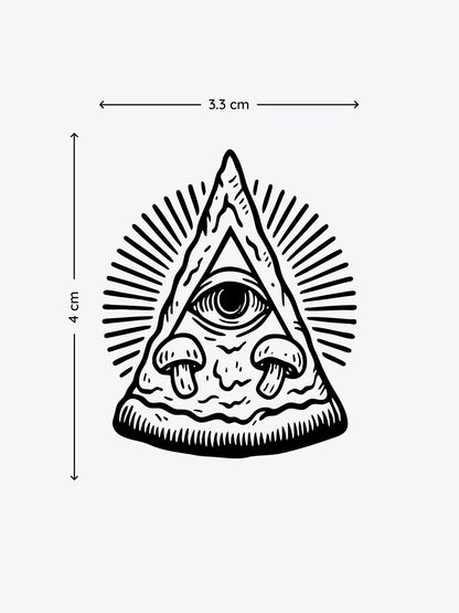 Pizzanati temporary tattoo