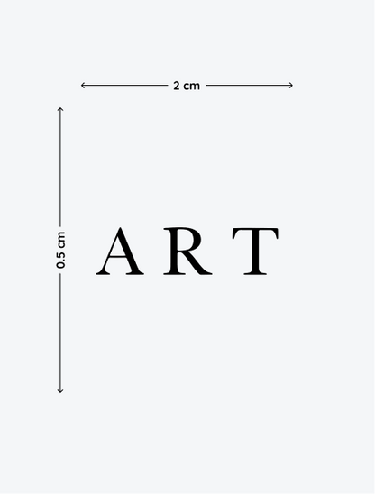 Art temporary tattoo