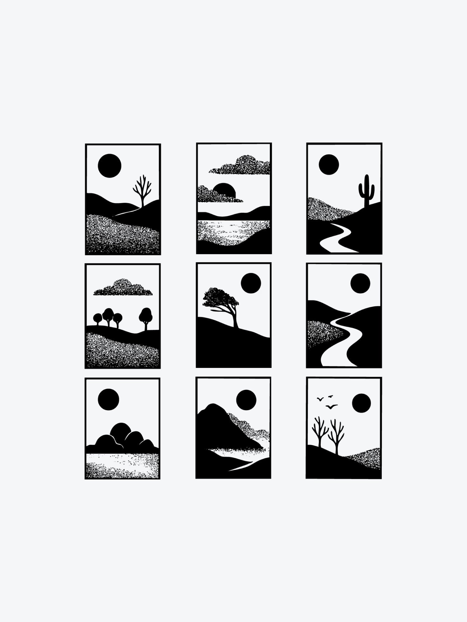 Sunset Bundle temporary tattoo