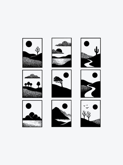 Sunset Bundle temporary tattoo
