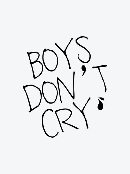 Boys Dont Cry temporary tattoo