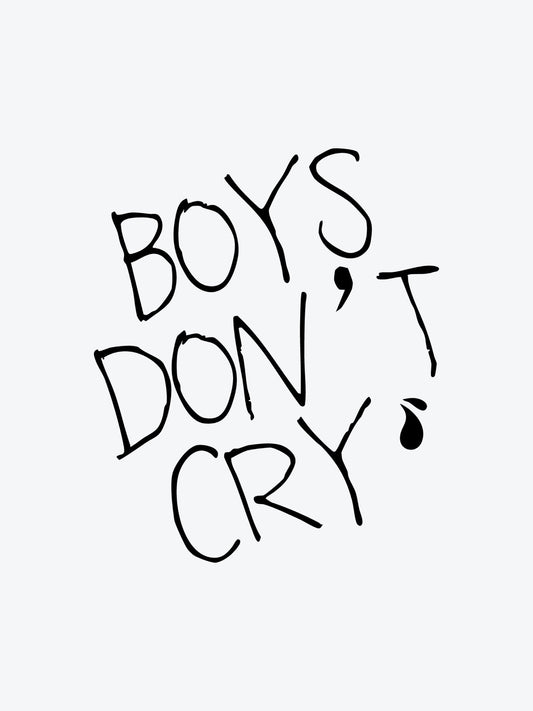Boys Dont Cry temporary tattoo