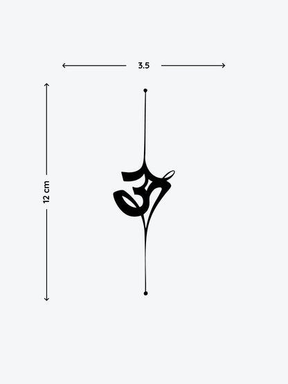 Inner OM temporary tattoo