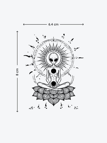 Alien OM by Mr B temporary tattoo