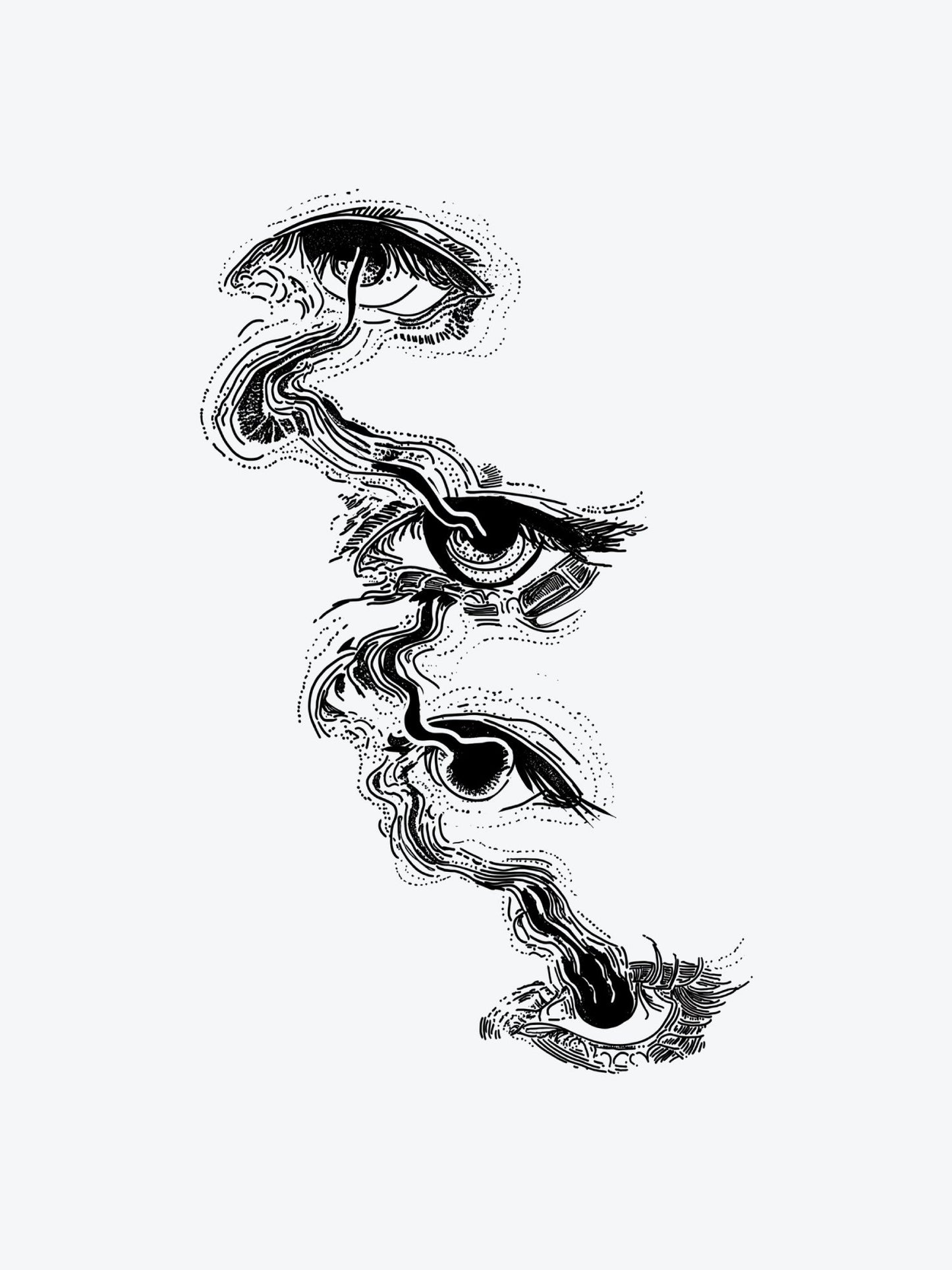 Eye Conscioussnes temporary tattoo