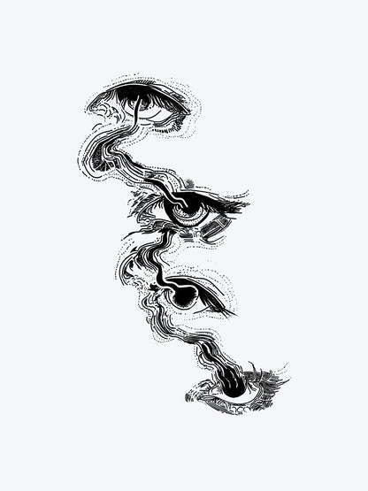 Eye Conscioussnes temporary tattoo