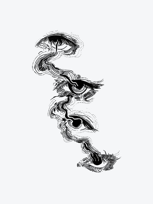 Eye Conscioussnes temporary tattoo