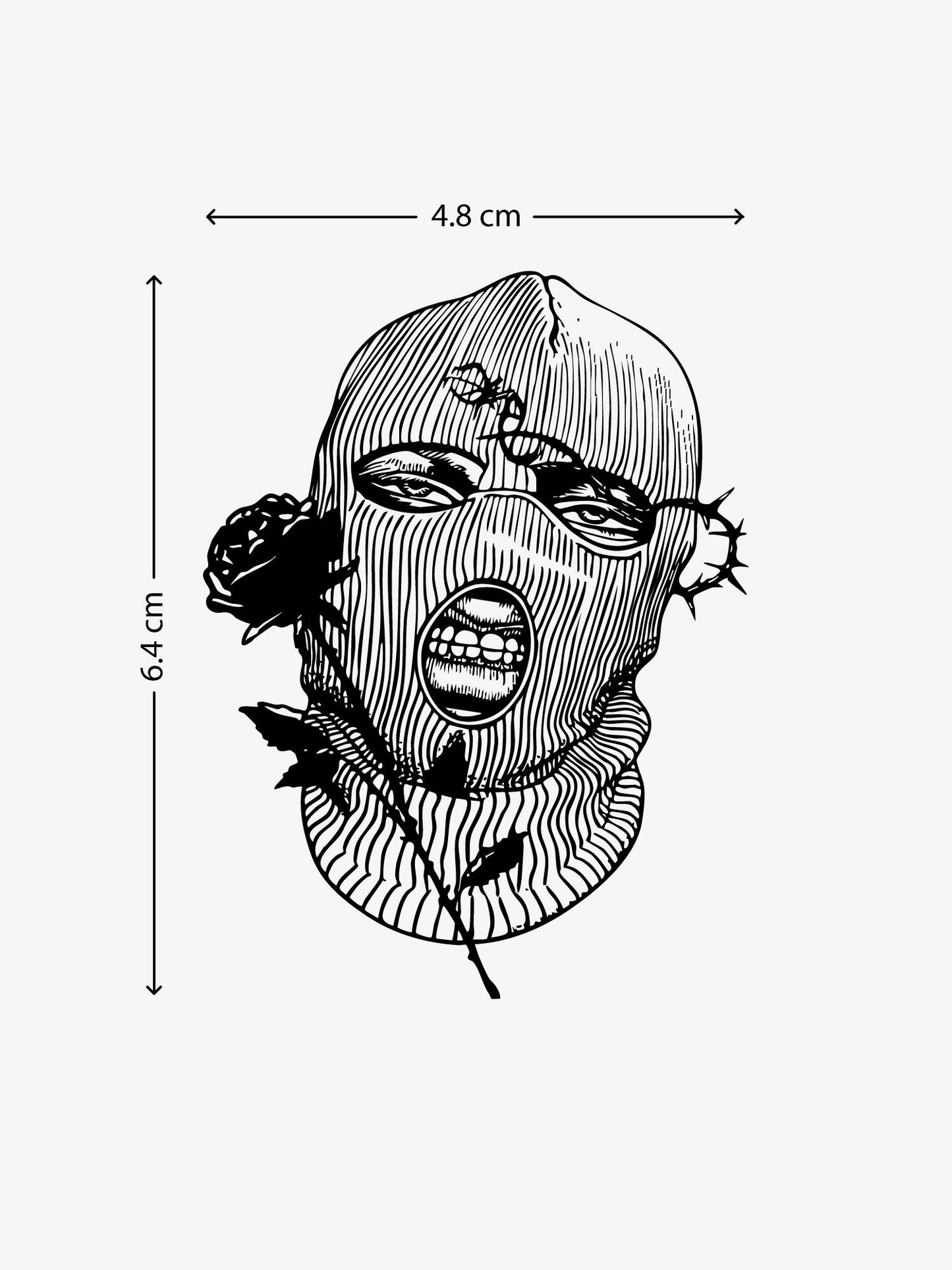 Bad Romance temporary tattoo