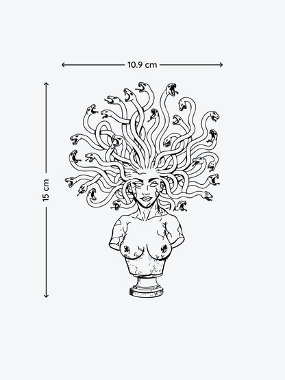 Medusa Exclusive temporary tattoo