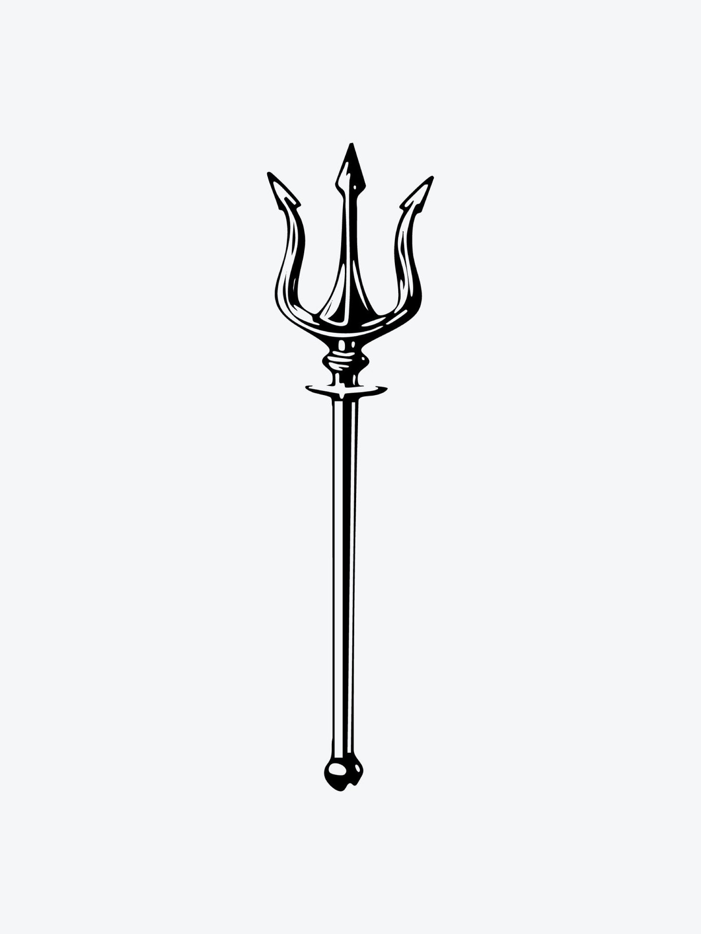 Trident temporary tattoo