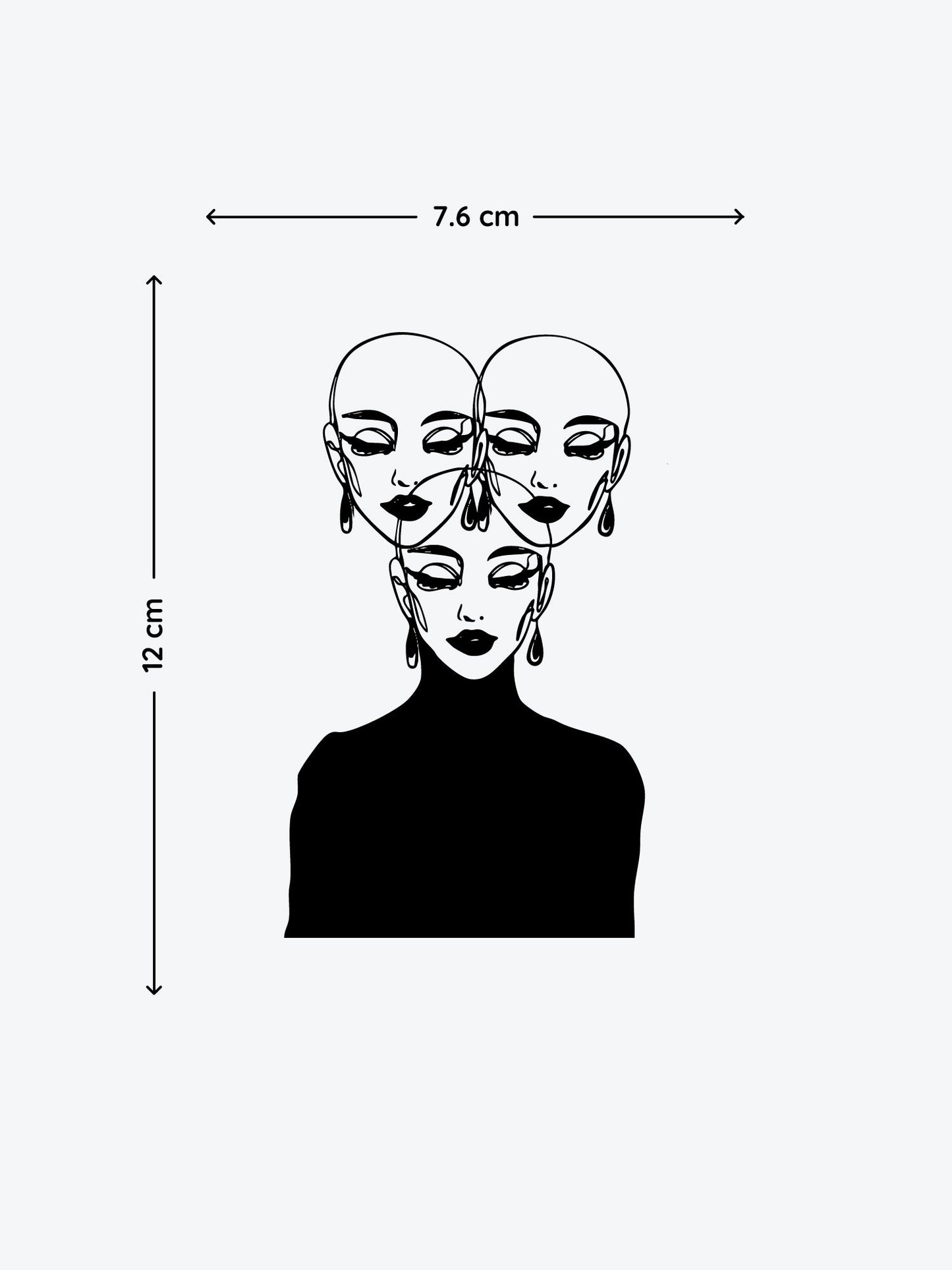 Thought Queen temporary tattoo