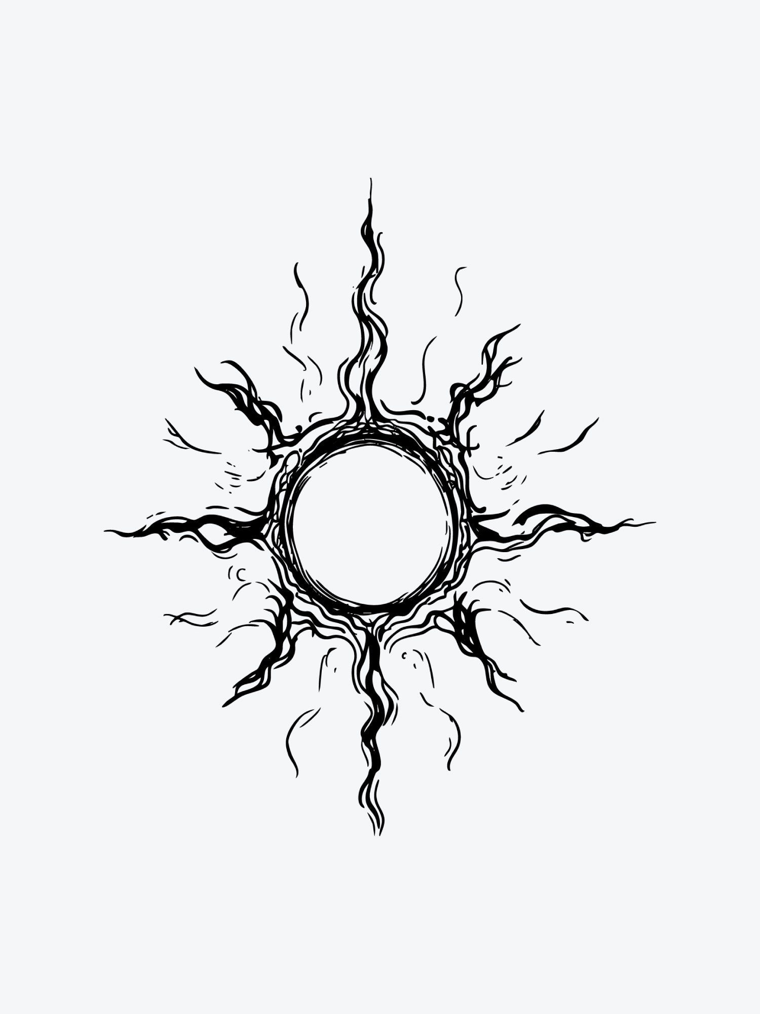 Super Sun temporary tattoo