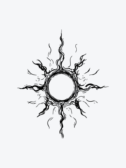 Super Sun temporary tattoo