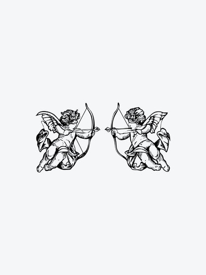 Amor Cupids temporary tattoo