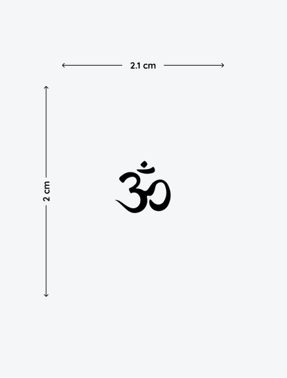 Om temporary tattoo