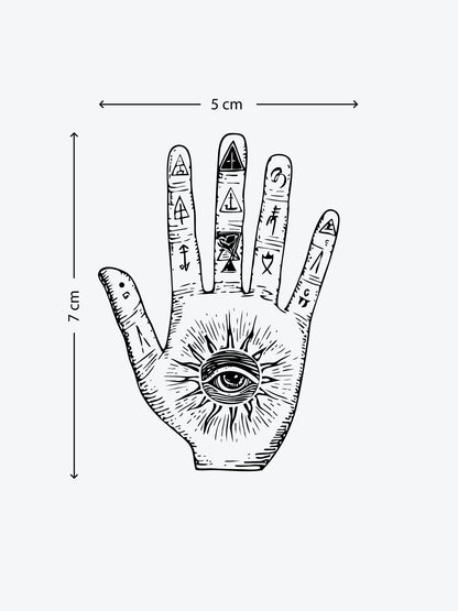 Alchemist Hand temporary tattoo
