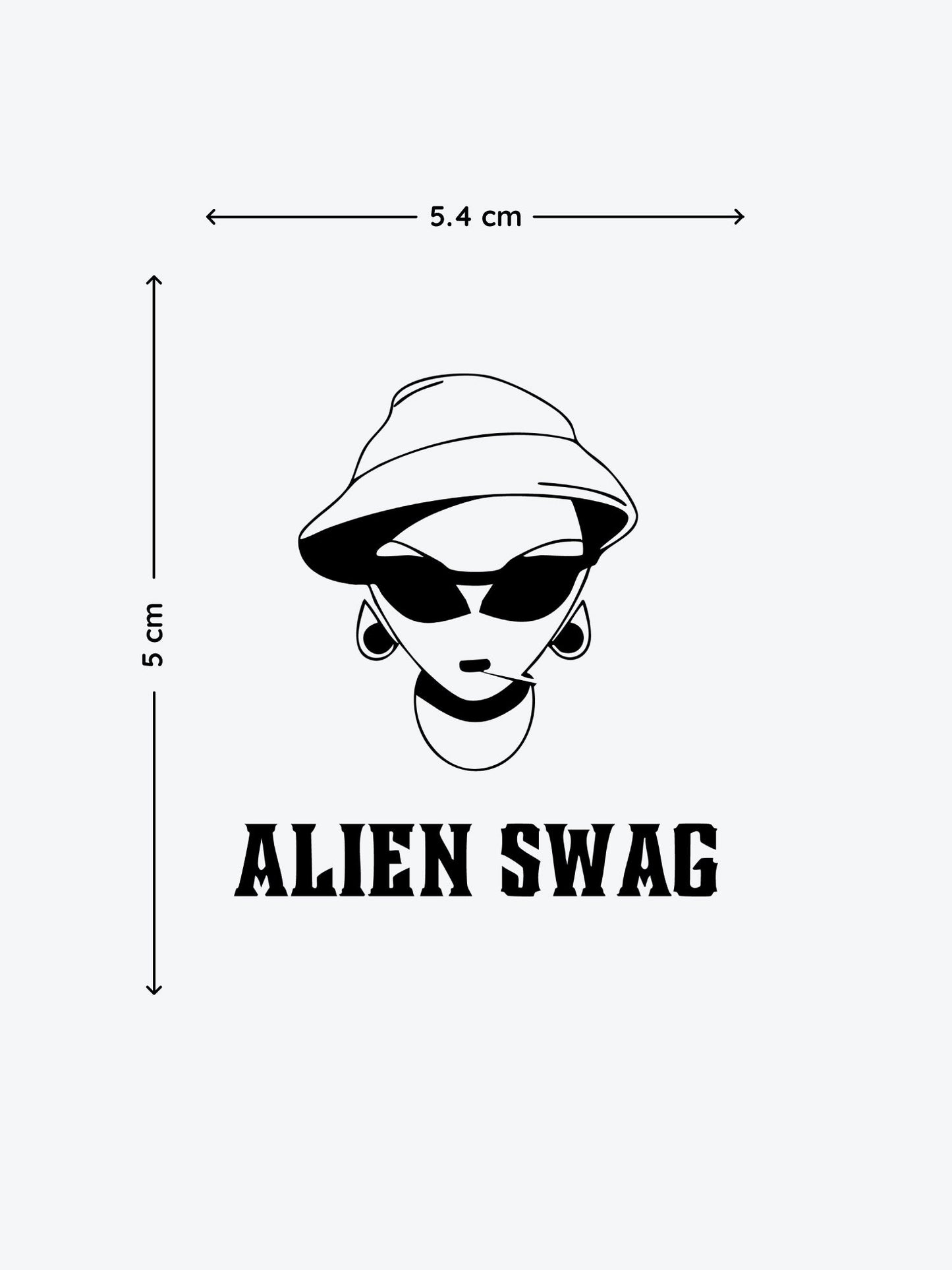 Alien Swag by Mr B temporary tattoo