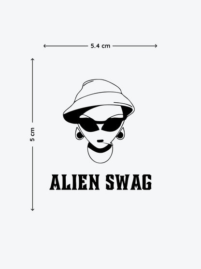 Alien Swag by Mr B temporary tattoo