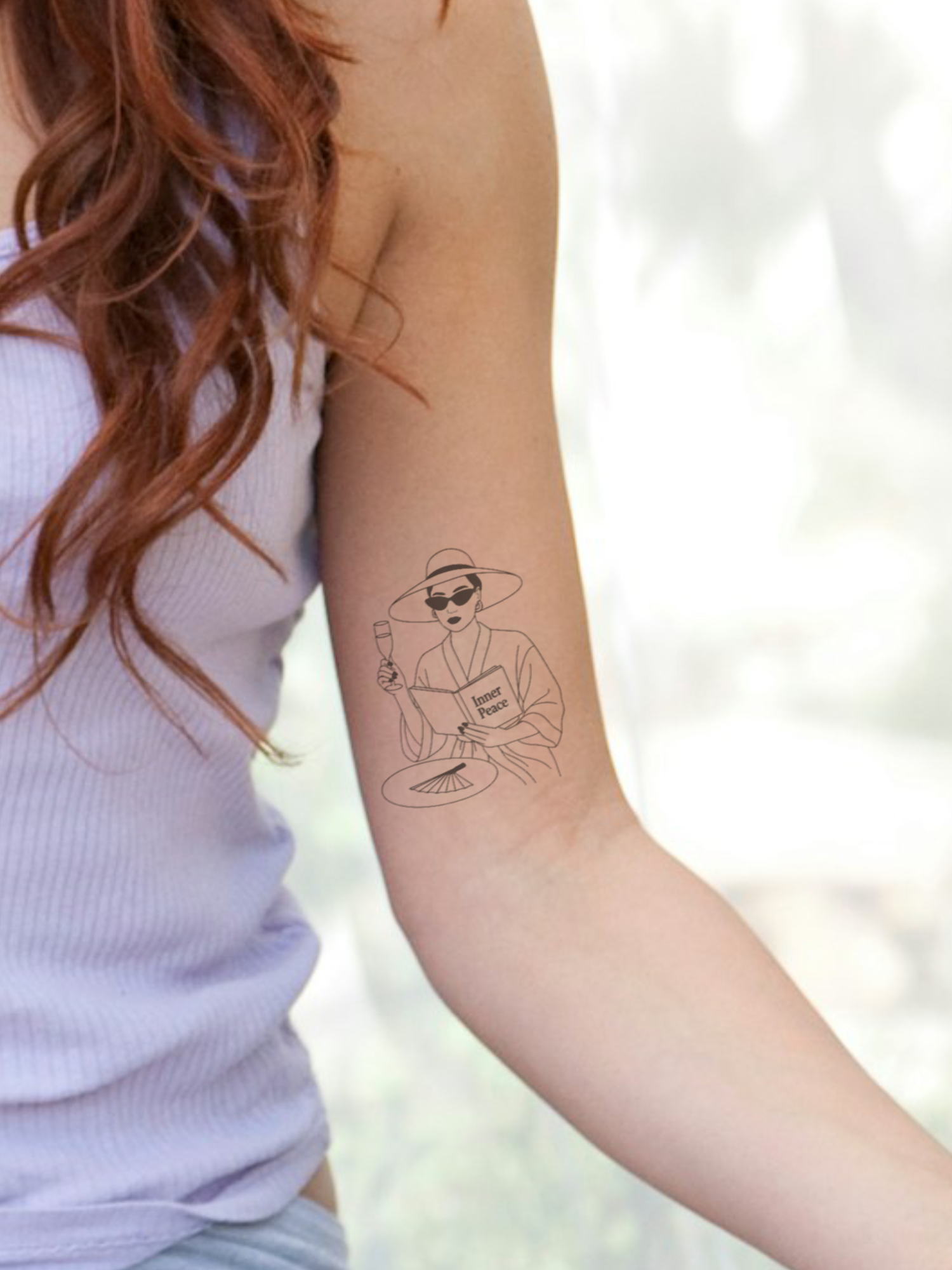 Main Character temporary tattoo